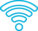 Products Icons WIFI Blue